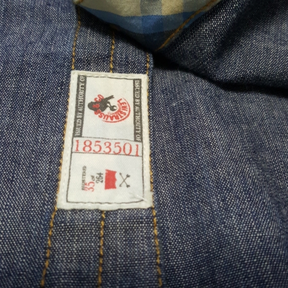 Levi's Denim Long Sleeve Shirt Men Size M - Picture 11 of 14